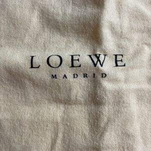 Loewe Beige Logo Dust Bag